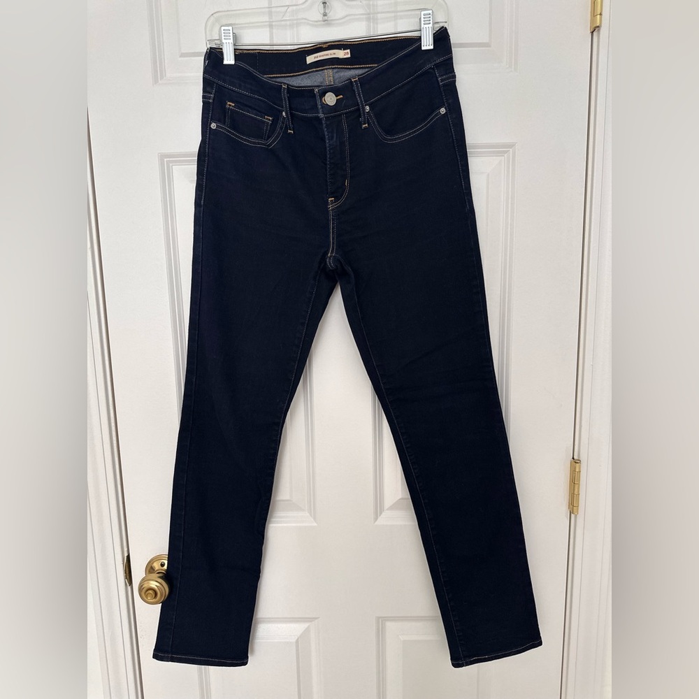 Levi's Women's Dark Blue shopping slim Skinny Jeans 28